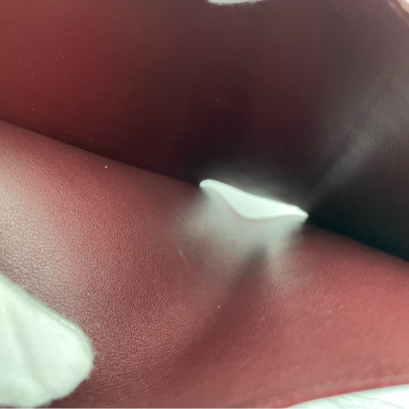 Cartier Bordeaux Silver Hardware Kisslock Coin Pouch Flap Wallet - Picture 8 of 10